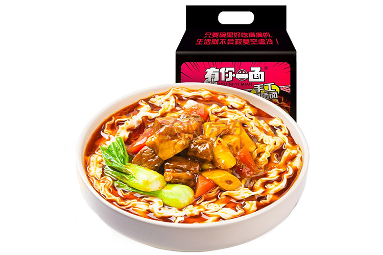 YOUNIYIMIAN'S BRAISED BEEF NOODLES 4PACK 540G